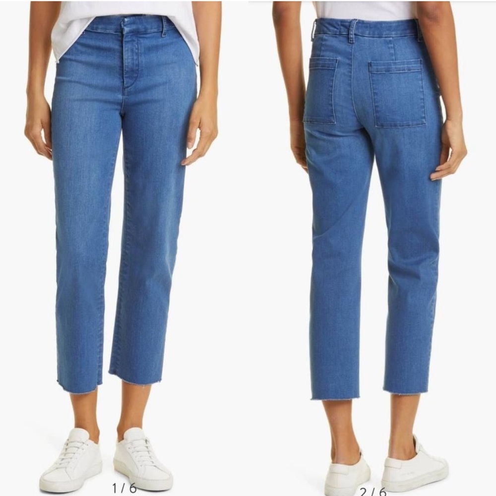 Frank & Eileen Kinsale Performance Crop Pants stretch denim size 6